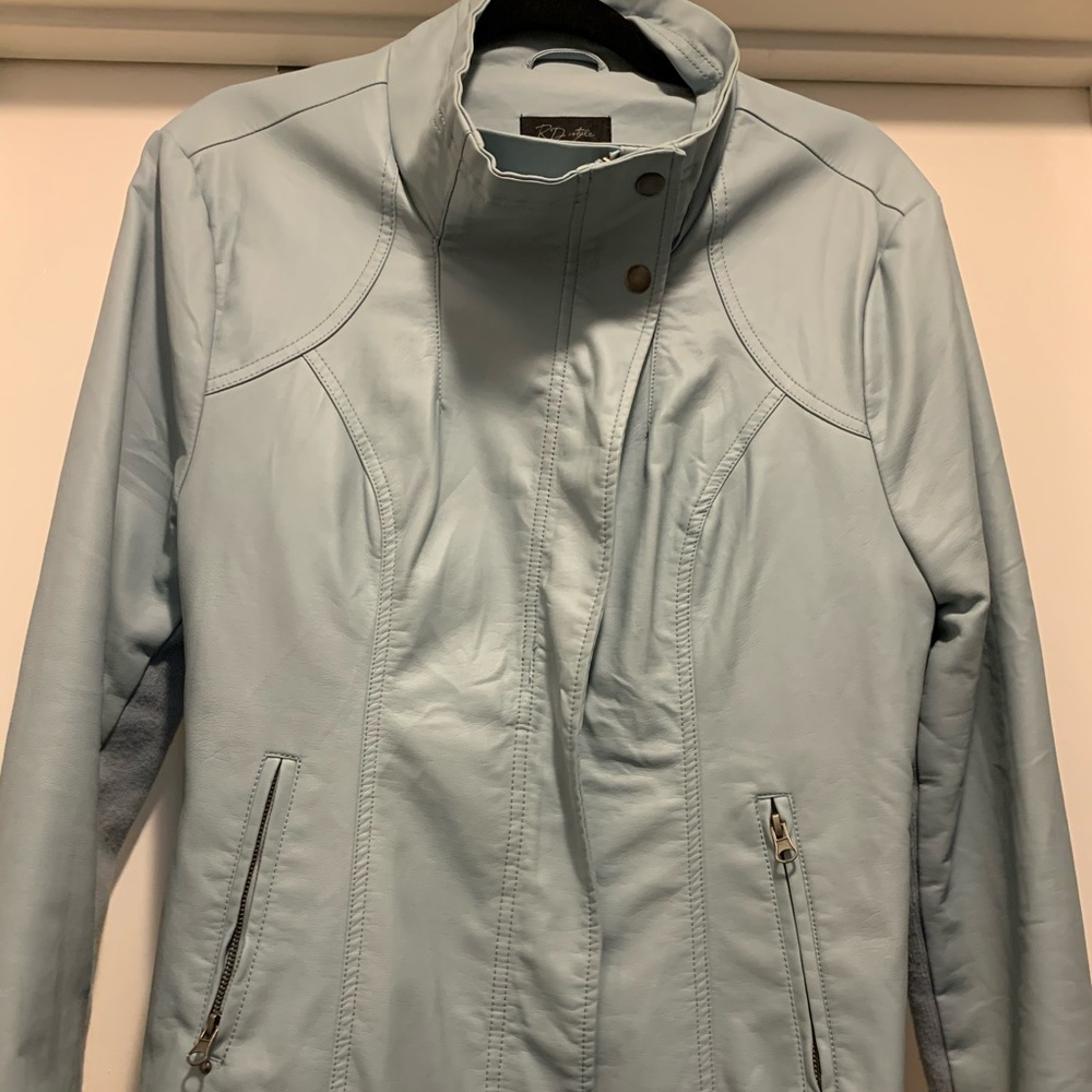 RD Style Faux Leather Jacket - Picture 1 of 3